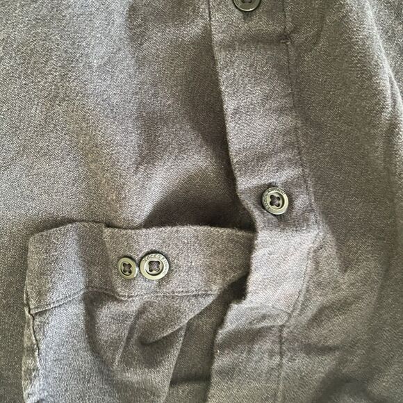 Rock & Republic Shirt Mens XL Black Zip Pocket Long Sleeves Button Up PleaseRead - Picture 10 of 11